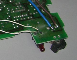 Soldando cables en LED e interruptor