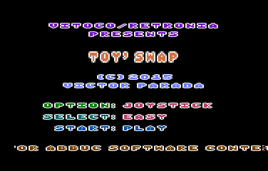 Toy'Swap title screen