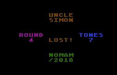 Simon gameover
