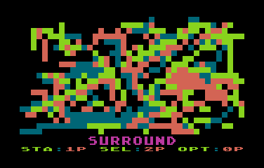SURROUND title screen