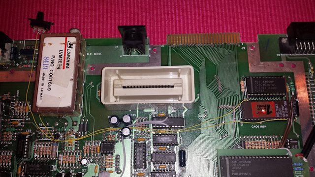 Circuito para seleccionar la ROM