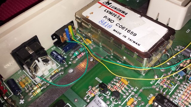 Interruptor fijado a la placa 800XL